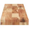 vidaXL Estante flotante 4 uds madera acacia acabado aceite 140x20x4 cm