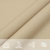 vidaXL Toldo retráctil 100% poliéster oxford beige 2x2x2 m