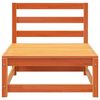 vidaXL Sof&aacute;s jard&iacute;n sin reposabrazos 2 uds madera marr&oacute;n 70x70x67 cm
