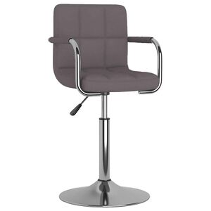 vidaXL Silla de comedor de tela gris taup&eacute;