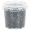 vidaXL Bandas de trenzas de caballo silicona negro 1500 unidades