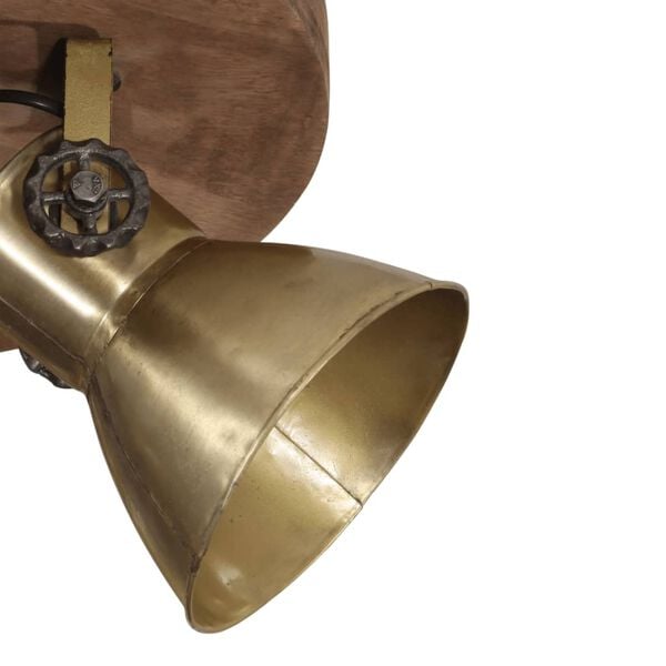 vidaXL L&aacute;mpara de techo lat&oacute;n vintage 25 W E27 50x50x25 cm