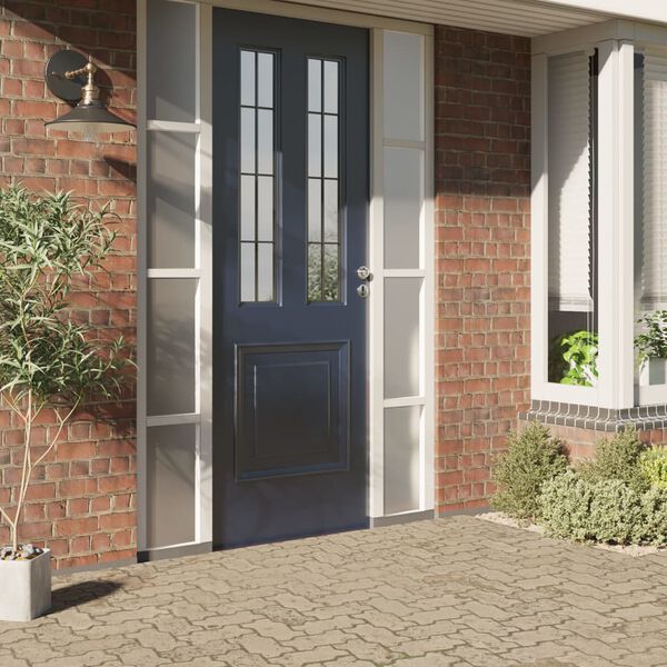 vidaXL L&aacute;mina de ventana esmerilada PVC gris 60x2000 cm