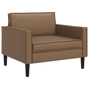 vidaXL Sill&oacute;n XL Capuchino Cuero sint&eacute;tico