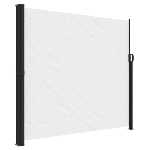 vidaXL Toldo lateral retráctil blanco 180x600 cm