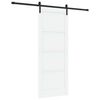vidaXL Puerta Corredera 83 x 211 cm Madera de ingenier&iacute;a