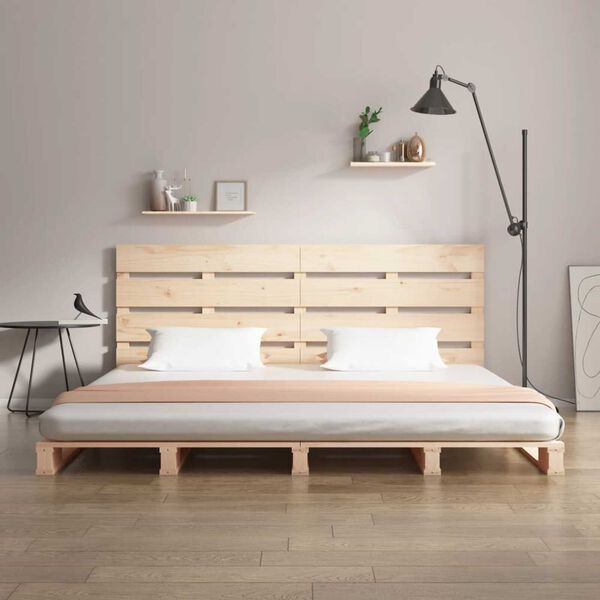 vidaXL Estructura de cama sin colch&oacute;n madera maciza de pino 160x200 cm