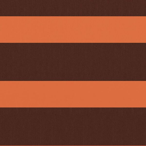 vidaXL Toldo para balcón tela oxford naranja y marrón 90x600 cm