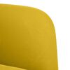vidaXL Sill&oacute;n con reposabrazos terciopelo amarillo 54 cm