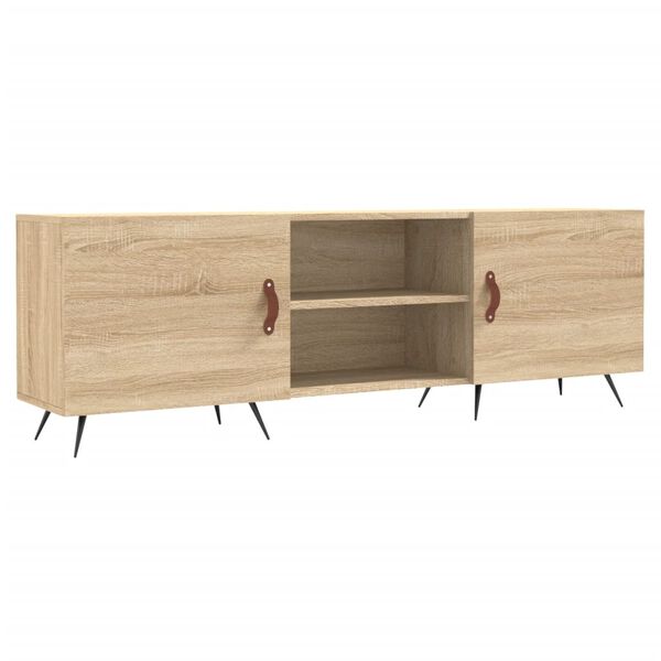 vidaXL Mueble para TV madera de ingeniería roble Sonoma 150x30x50 cm