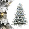 vidaXL &Aacute;rbol de Navidad artificial con ramas articuladas 210 cm