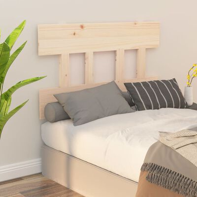 vidaXL Cabecero de cama madera maciza de pino 78,5x3x81 cm