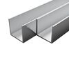 vidaXL Moldura 4 uds. Aluminio