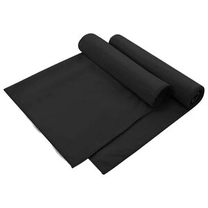 vidaXL Toallas para Sillas de Exterior 2 pcs Negro 130 x 60 cm