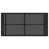 vidaXL Mesa de exterior Gris y Negro 80 x 40 x 40 cm