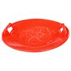 vidaXL Trineo redondo PP rojo 66,5 cm
