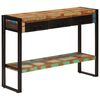 vidaXL Mesa consola madera maciza reciclada 110x30x76 cm