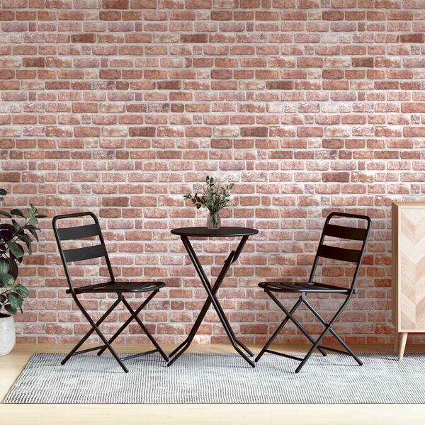 vidaXL Paneles de pared 3D 10 unidades EPS marr&oacute;n 100x50 cm