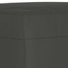 vidaXL Banco de tela de microfibra gris oscuro 100x35x41 cm