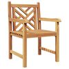 vidaXL Silla de Jard&iacute;n 2 uds. Madera de teca maciza