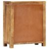 vidaXL Aparador de madera de mango maciza rugosa 65x30x75 cm