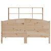 vidaXL Cama con estanter&iacute;a sin colch&oacute;n madera maciza de pino 120x190cm