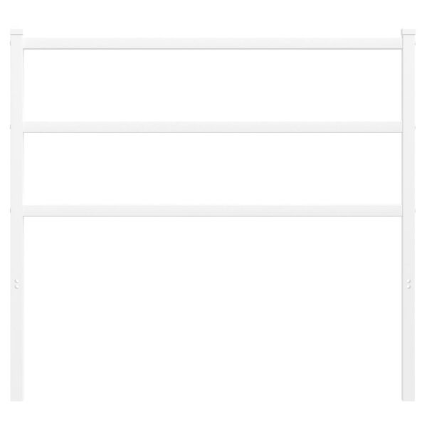 vidaXL Cabecero de metal blanco 107 cm