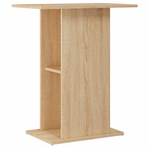 vidaXL Soporte para acuario de roble Sonoma 60,5x36x72,5 cm de madera de ingenier&iacute;a