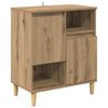 vidaXL Vitrina Roble artisan 35 x 60 x 70 cm Madera de ingenier&iacute;a