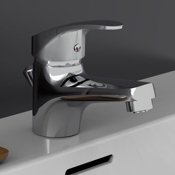 SCH&Uuml;TTE Grifo mezclador de lavabo ORAZI baja presi&oacute;n cromado