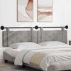 vidaXL Cabecera Colgante Gris Claro 210 x 55 x 5 cm Terciopelo