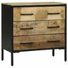 vidaXL Aparador con caj&oacute;n 70 x 35 x 70 cm Madera maciza de Mango