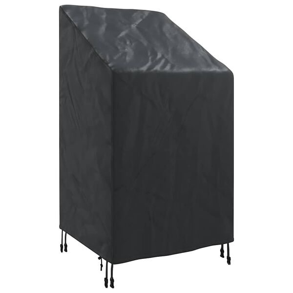 vidaXL Funda para Silla de Jardín Negro 70 x 70 x 85 / 125 cm Tela 210D