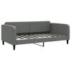 vidaXL Sof&aacute; cama de tela gris oscuro 100x190 cm