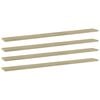 vidaXL Estante estanter&iacute;a 4uds contrachapada roble Sonoma 100x10x1,5cm