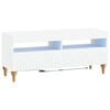 vidaXL Mueble de TV LED Blanco Madera de ingenier&iacute;a