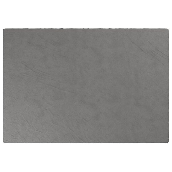 vidaXL Manta con peso con funda tela gris 138x200 cm 10 kg