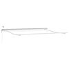 vidaXL Toldo retr&aacute;ctil autom&aacute;tico con luces LED marr&oacute;n 400x300 cm