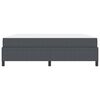 vidaXL Estructura de cama con colch&oacute;n Gris oscuro 180 x 200 cm tela