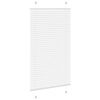 vidaXL Estor Plisado blanco 75x150 cm Tela Ancho 74,4 cm Poliéster