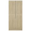 vidaXL Armario de madera contrachapada color roble 82,5x51,5x180 cm