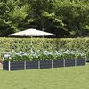 vidaXL Jardinera Antracita 480 x 80 x 45 cm Acero