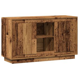 vidaXL Aparador de madera de ingenier&iacute;a envejecida 102x35x60 cm