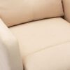 vidaXL Sill&oacute;n elevable tela crema