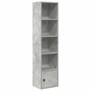 vidaXL Estanter&iacute;a de madera de ingenier&iacute;a gris hormig&oacute;n 31x24x127 cm