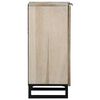 vidaXL Aparador Blanco 40 x 33 x 75 cm madera maciza de mango