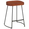 vidaXL Taburetes de bar Gavin 2 uds madera mango maciza 45x38x53 cm