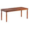 vidaXL Mesa de comedor madera maciza 180x90x76 cm