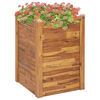 vidaXL Arriate de madera maciza de acacia 60x60x84 cm