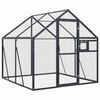 vidaXL Pajarera de aluminio gris antracita 1,79x2x1,85 m